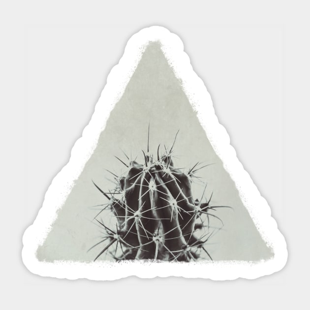 Retro Cactus Sticker by DyrkWyst